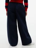 Blue Essential Wide Leg Twill Trousers  Girls