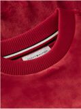 Rosu Bluza De Trening Cu Guler Rotund Si Logo Din Velur  Fete