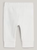 White Essential Rib-Knit Regular Fit Joggers  Newborn