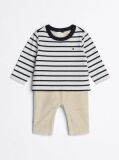 Multi Stripe One-Piece Outfit  Newborn
