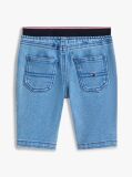 Denim Jeans Cu Talie Cu Semnatura  Nou nascuti