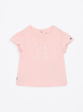 Pink Ruffle Sleeve T-Shirt  Newborn