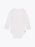 Alb Body Cu Maneca Lunga Hilfiger Monotype  Nou nascuti