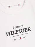 Alb Body Cu Maneca Lunga Hilfiger Monotype  Nou nascuti