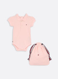 Roz Set Cadou Body Polo  Nou nascuti
