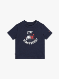 Blue Graphic Crew Neck T-Shirt  Newborn