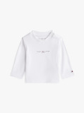 White Logo Long Sleeve T-Shirt  Newborn