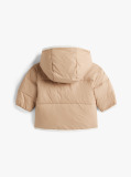 Bej Jacheta Reversibila Din Fleece Tip Teddy  Nou nascuti