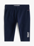 Blue Logo Embroidery Leggings  Newborn