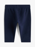 Blue Logo Embroidery Leggings  Newborn