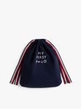 Blue Set De Cadou Cu Pique Polo Body   Nou nascuti