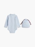 Blue Set De Cadou Cu Pique Polo Body   Nou nascuti
