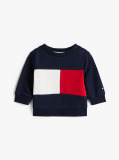 Blue Hilfiger Flag Colour-Blocked Relaxed Sweatshirt  Newborn