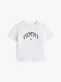White Leopard Print Short Sleeve Tee  Newborn