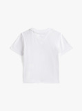 White Leopard Print Short Sleeve Tee  Newborn