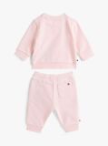 Roz Set Hanorac Cu Logo Si Pantaloni   Nou nascuti