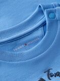 Blue T-Shirt Cu Model De Barca Graphic  Nou nascuti