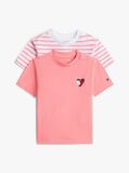 Roz Set De 2 T-Shirts Cu Logo Pe Spate Din Jerseu  Nou nascuti