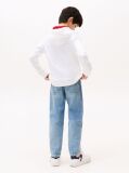 Alb Hanorac Essential  Copii unisex