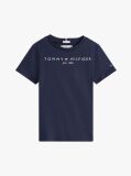 Blue Essential Organic Cotton Logo T-Shirt  Copii unisex