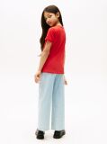 Rosu Essential Organic Cotton Logo T-Shirt  Copii unisex