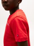 Rosu Essential Organic Cotton Logo T-Shirt  Copii unisex