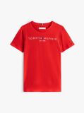 Rosu Essential Organic Cotton Logo T-Shirt  Copii unisex