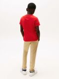 Rosu Essential Organic Cotton Logo T-Shirt  Copii unisex