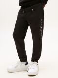 Negru Joggers Din Bumbac Organic Cu Logo Essential  Copii unisex