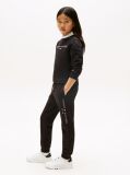 Negru Joggers Din Bumbac Organic Cu Logo Essential  Copii unisex
