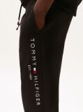 Negru Joggers Din Bumbac Organic Cu Logo Essential  Copii unisex