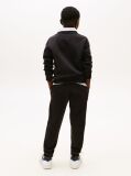 Negru Joggers Din Bumbac Organic Cu Logo Essential  Copii unisex