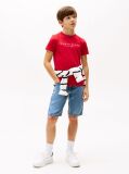 Rosu Tricou TH Essential Unisex  Copii unisex