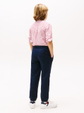 Blue Joggers Cu Broderie Steag  Copii unisex