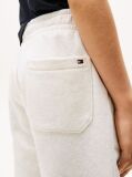 Alb Joggers Cu Broderie Steag  Copii unisex