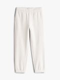 Alb Joggers Cu Broderie Steag  Copii unisex