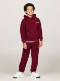 Rosu Hanorac Din Fleece Hilfiger Monotype  Copii unisex