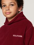 Rosu Hanorac Din Fleece Hilfiger Monotype  Copii unisex