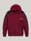 Rosu Hanorac Din Fleece Hilfiger Monotype  Copii unisex
