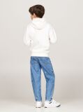 Alb Hanorac Din Fleece Hilfiger Monotype  Copii unisex