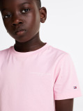 Pink Logo Crew Neck T-Shirt  Kids Unisex