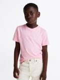 Pink Logo Crew Neck T-Shirt  Kids Unisex