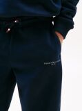 Blue Pantaloni Sport Cu Mansete Cu Logo  Copii unisex