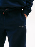 Blue Pantaloni Sport Cu Mansete Cu Logo  Copii unisex