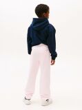 Roz Pantaloni Sport Cu Mansete Cu Logo  Copii unisex