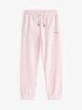 Roz Pantaloni Sport Cu Mansete Cu Logo  Copii unisex