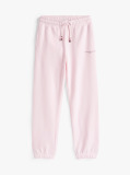 Roz Pantaloni Sport Cu Mansete Cu Logo  Copii unisex