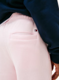 Roz Pantaloni Sport Cu Mansete Cu Logo  Copii unisex