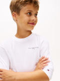 White Regular Fit Long Sleeve T-Shirt  Kids Unisex