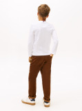 White Regular Fit Long Sleeve T-Shirt  Kids Unisex